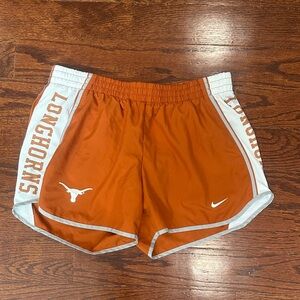Texas Longhorns Nike Women's Orange Athletic Shorts Medium